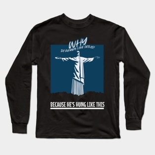 Hung Jesus Long Sleeve T-Shirt